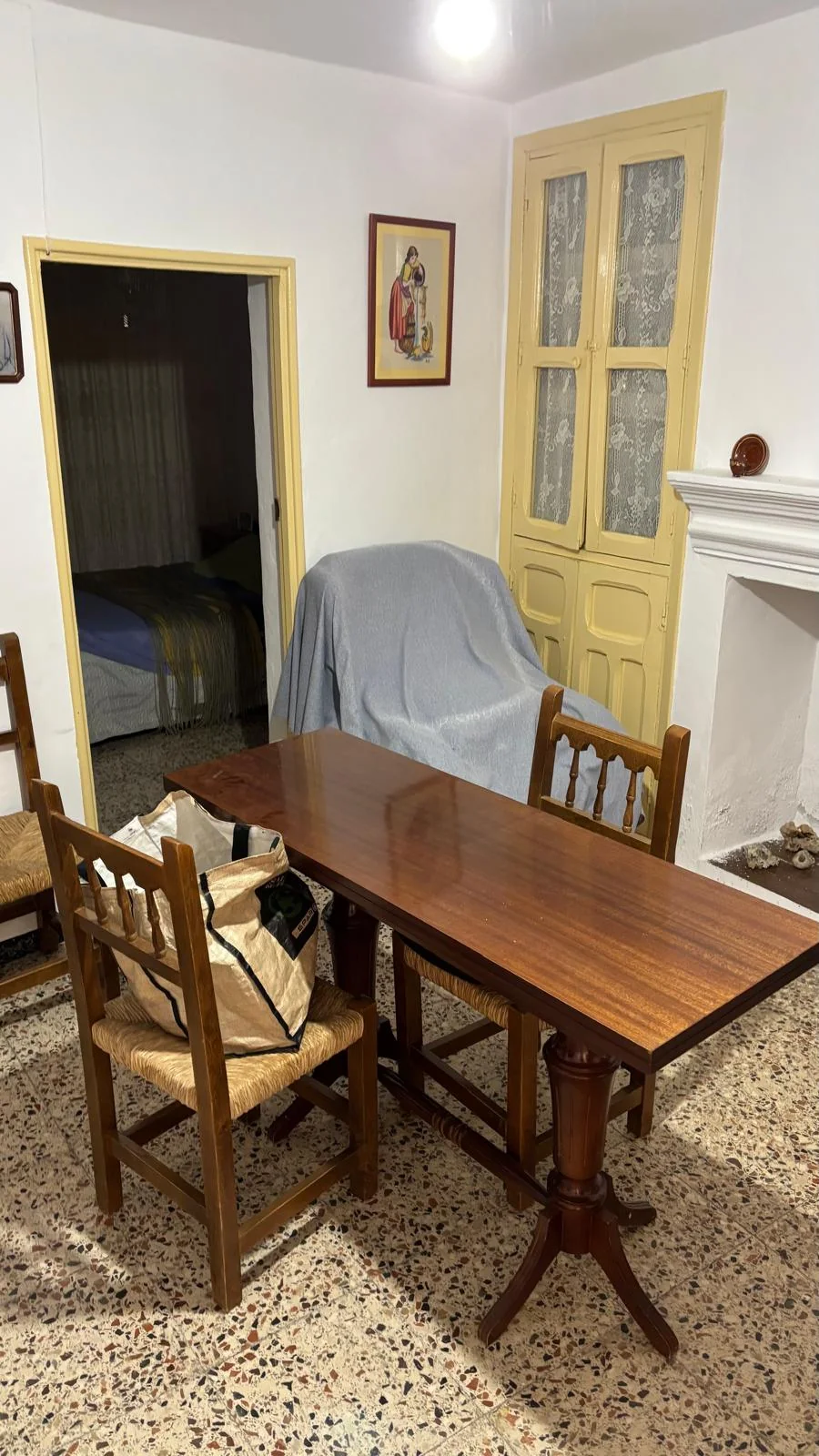 Comedor antes de la transformación