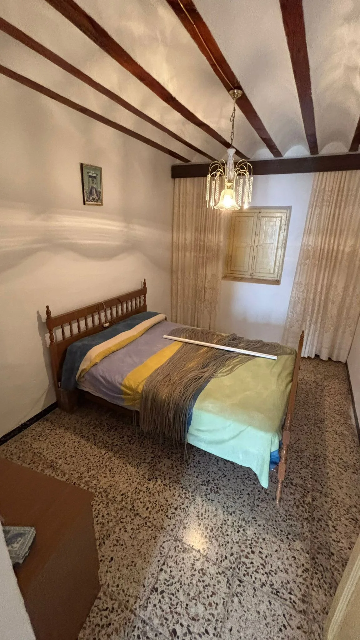Dormitorio antes de la transformación